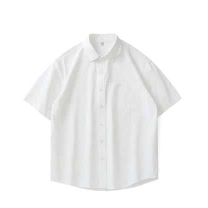 American-style Heavy Quality Shirt Men's Short Sleeve